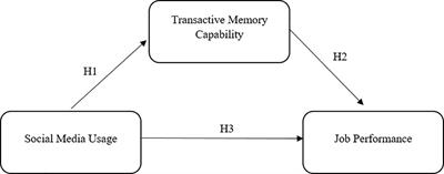 Mediation of transactive memory capability in relationship of social media usage and job performance